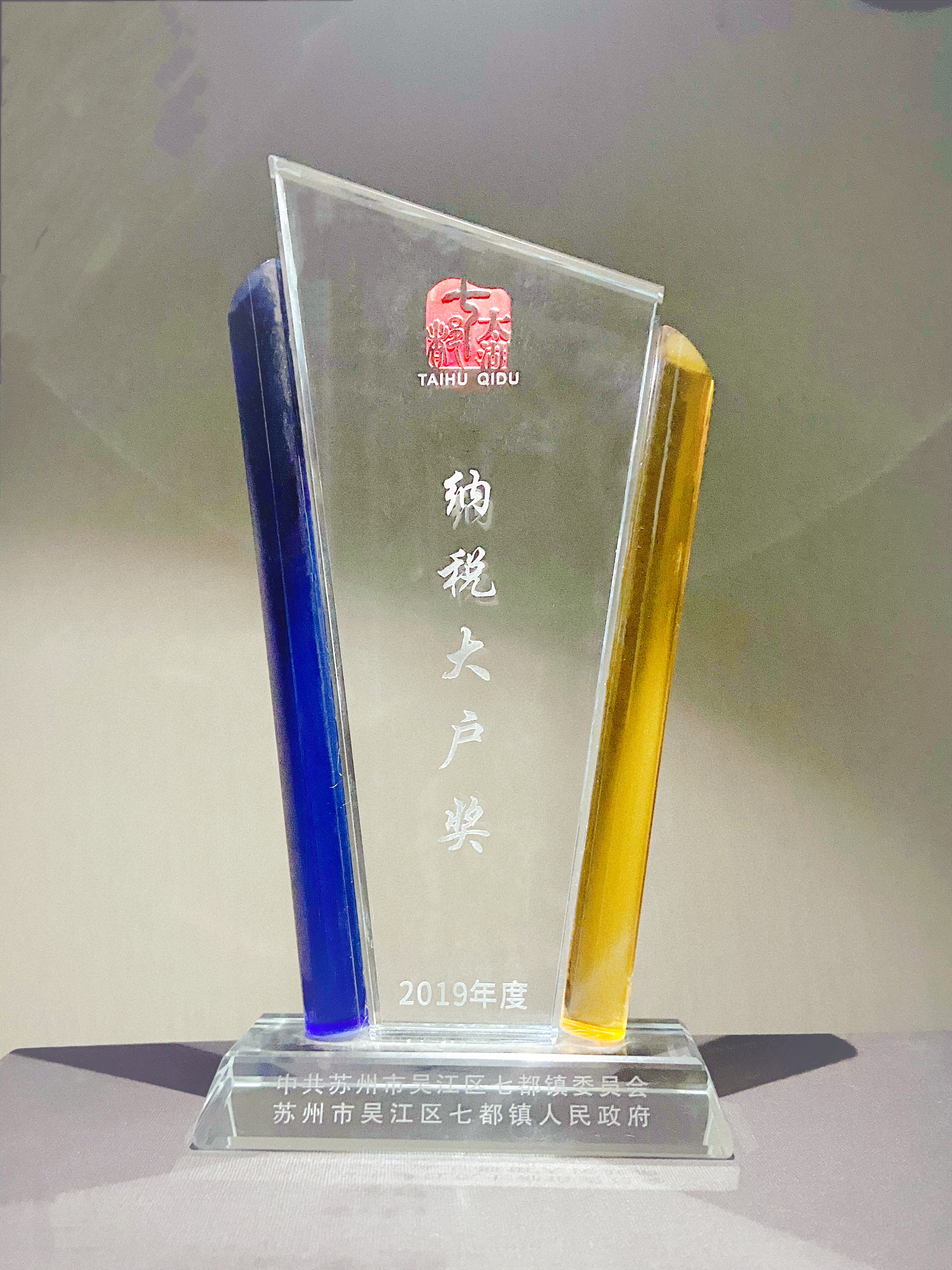 2019年--纳税大户奖