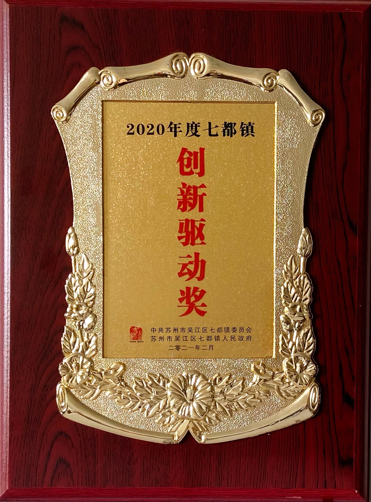 2020年--创新驱动奖